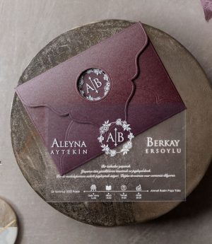 Екстра Дебела Прозрачна Акрилна Покана 84261