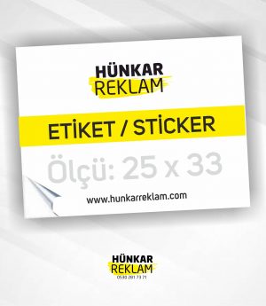 Стикер Етикети 25х33см 1.000 бр