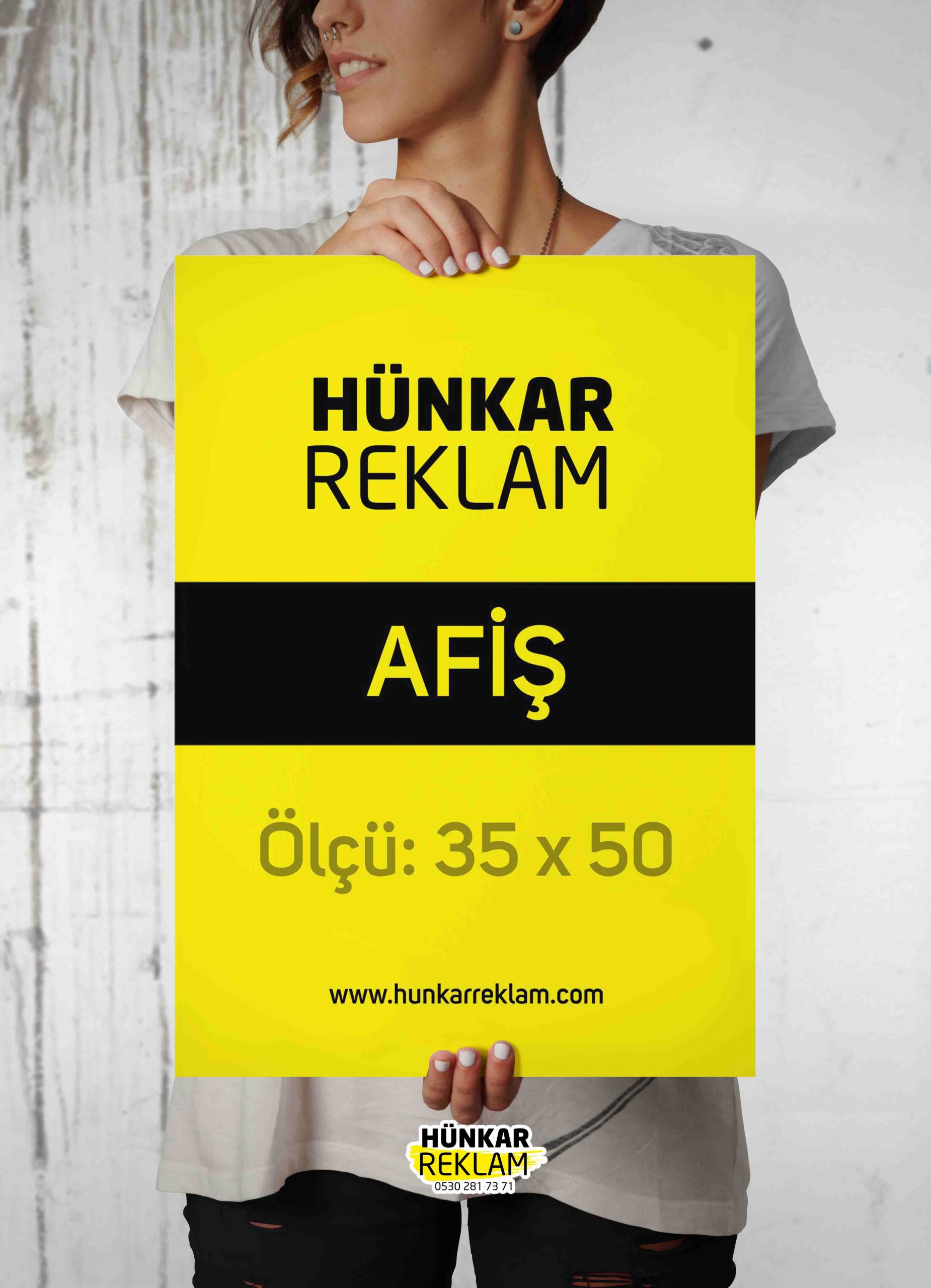 35X50 AFİŞ MOCKUP