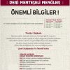 deri menteşe bilgi