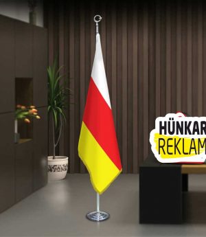 Хромирана Греда За Знаме За Офис Комплект