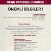 metal pencereli bilgi