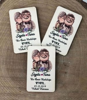 Дървен Магнит