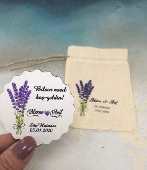 Дървен Магнит и Платнена Торбичка