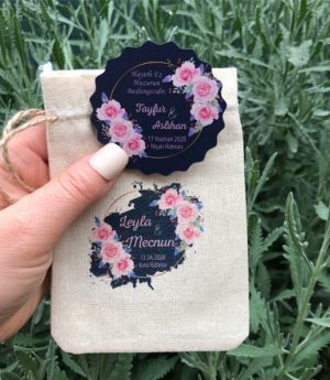 Дървен Магнит и Платнена Торбичка