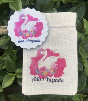 Дървен Магнит и Платнена Торбичка