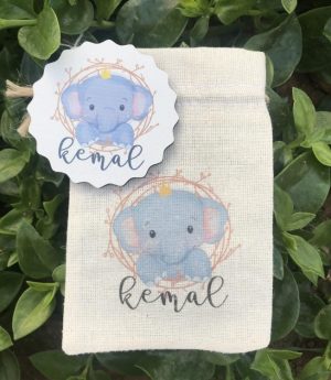 Дървен Магнит и Платнена Торбичка