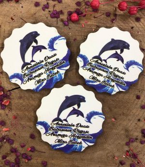 Дървен Магнит