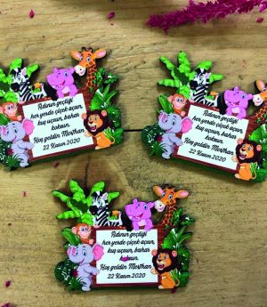 Дървен Магнит