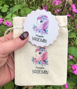 Дървен Магнит и Платнена Торбичка