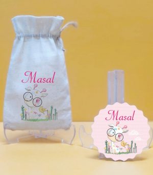 Дървен Магнит и Платнена Торбичка