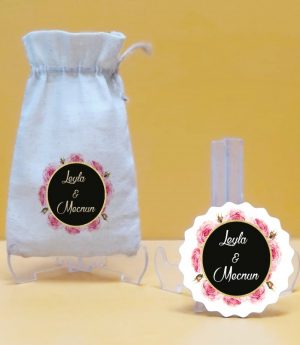 Дървен Магнит и Платнена Торбичка