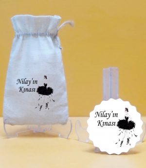 Дървен Магнит и Платнена Торбичка