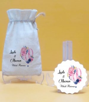 Дървен Магнит и Платнена Торбичка