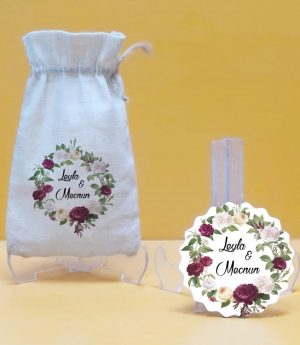 Дървен Магнит и Платнена Торбичка