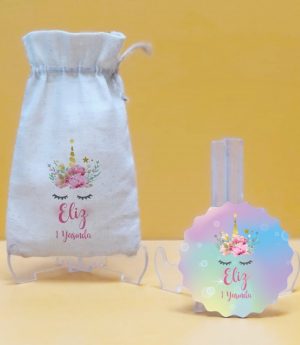 Дървен Магнит и Платнена Торбичка