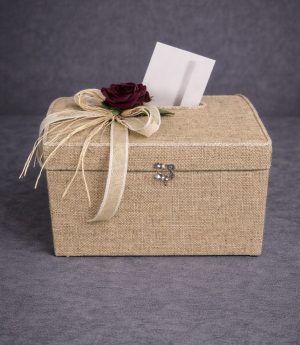 Сандък за Пари от Хасър с Цветя