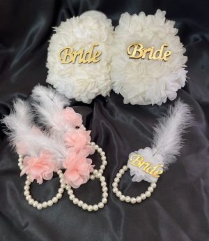 Bride Пантoфи, Гривна и 5 бр Гривни за Шаферки