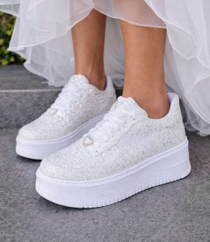 Блестящи Булчински Обувки