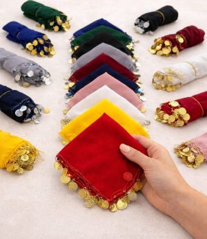 10 бр Кърпички за Халай в Смесени Цветове