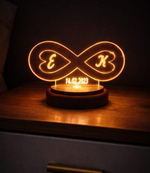 Персонализиран Светещ Символ Безкрайност