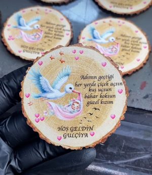 Дървен Магнит