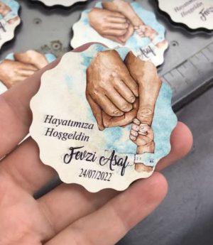 Дървен Магнит