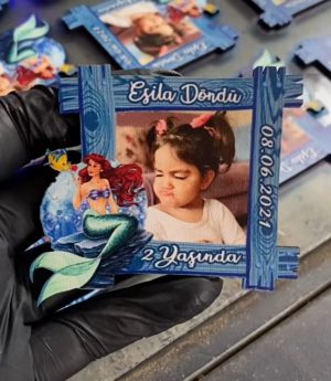 Дървен Магнит