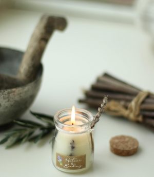 Лавандулова Бутилка Свещ