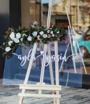 Прозрачна Табела за Посрещане