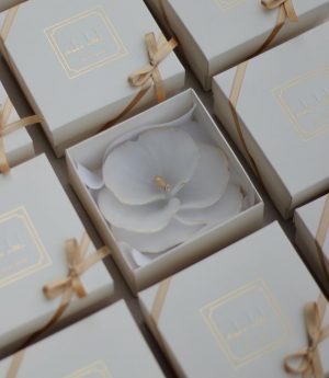 Свещ Орхидея в кутия