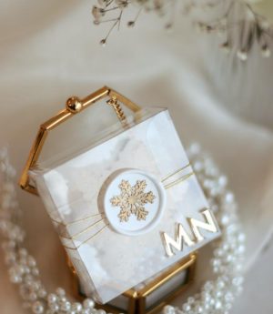 Снежинка Свещ с Плексиглас