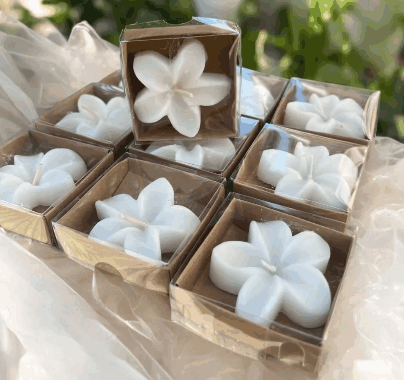 20 Adet Hawai Hipisküs Mum