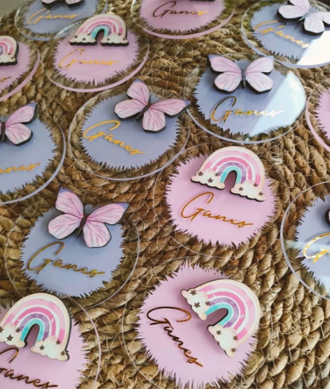 Pleksi Magnet kelebek n2