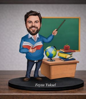 Карикатурна Фигурка на Учител