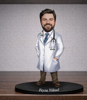 Карикатурна Фигурка Лекар