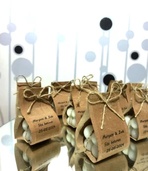 Bubble Свещ в Крафт Кутия