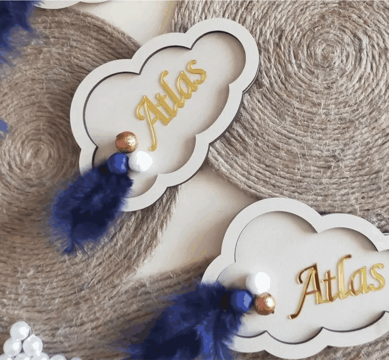 beyaz mavi tüy magnet 2