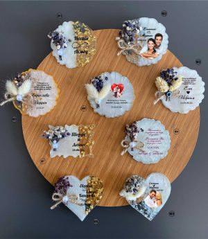 Лилави Цветни Епоксидни Магнити