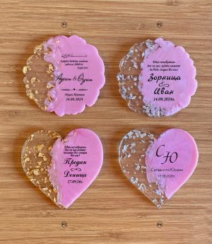 Розови Епоксидни Магнити