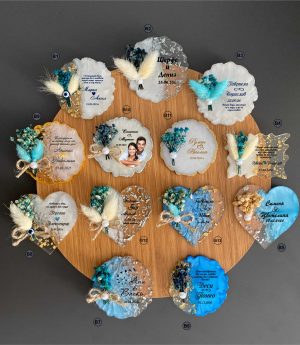 Сини Цветни Епоксидни Магнити