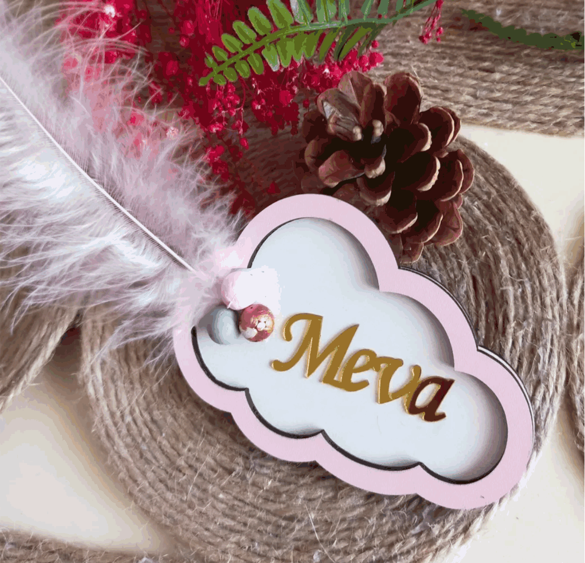 tozpembe beyaz magnet