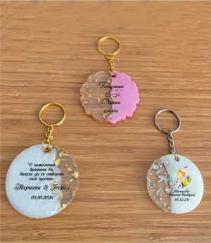 Кръгли Епоксидни Ключодържатели