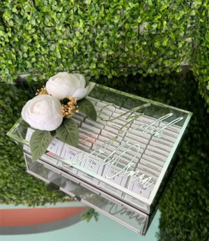 Видове Шоколади в Стъклена Сребърна Кутия