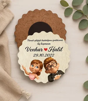 Дървен Магнит