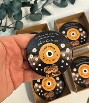 Запис Дървен Магнит