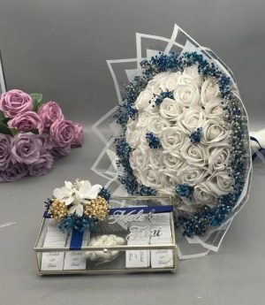 Луксозен Комплект Шоколади За Искане На Ръка С Цвете