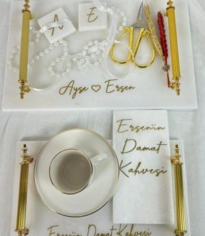 Комплект От 8 Части Табли За Годеж И Кафе На Младоженеца