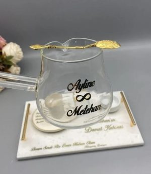 Персонализирано джезве за кафе за младоженеца