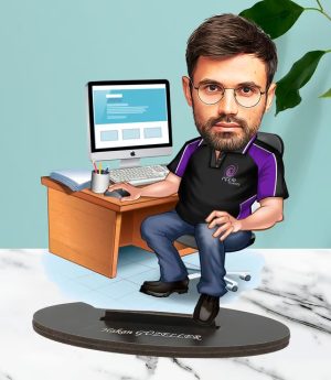 Персонализирано Карикатурно Библо С Дизайн На Програмист